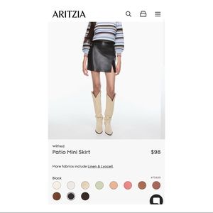 Wilfred Patio mini skirt